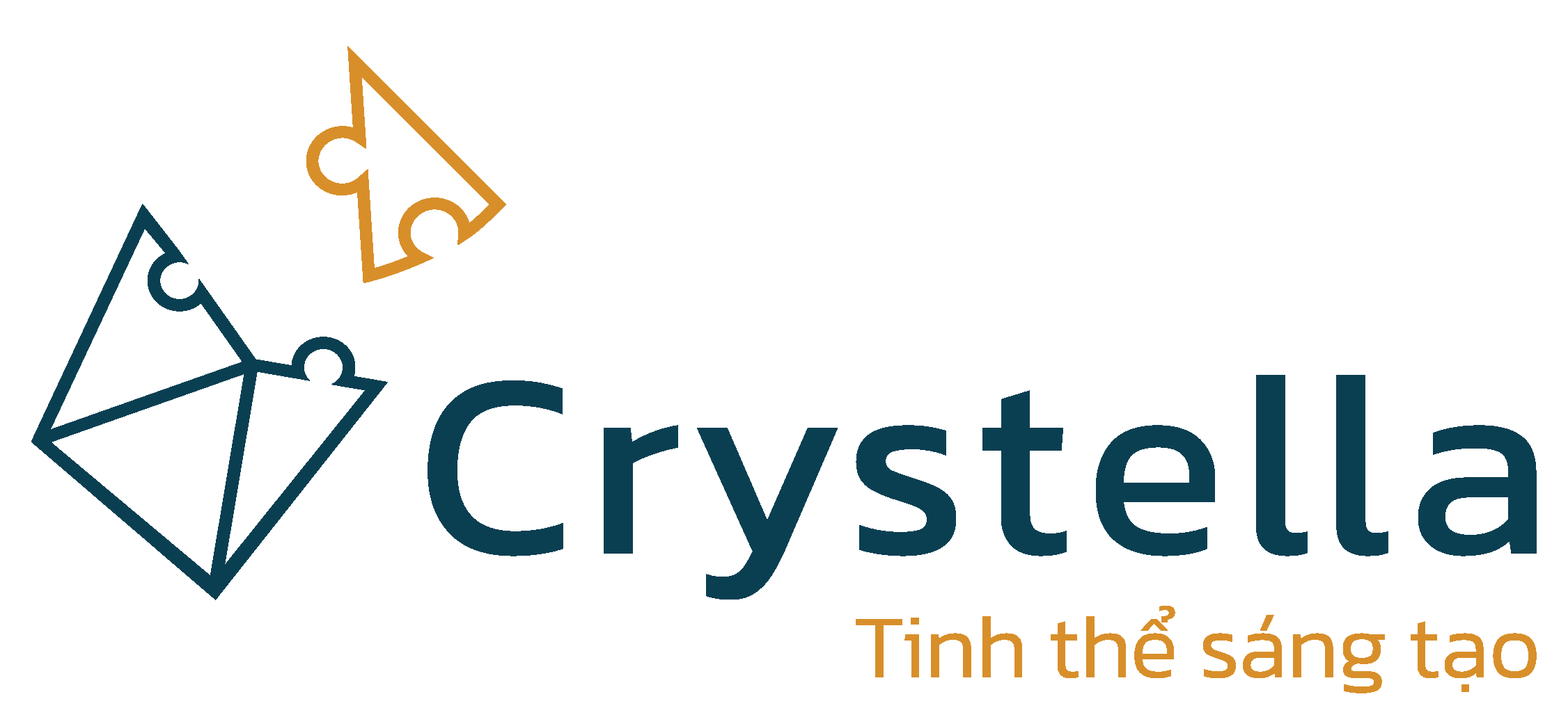 Crystella Logo — Tinh thể sáng tạo